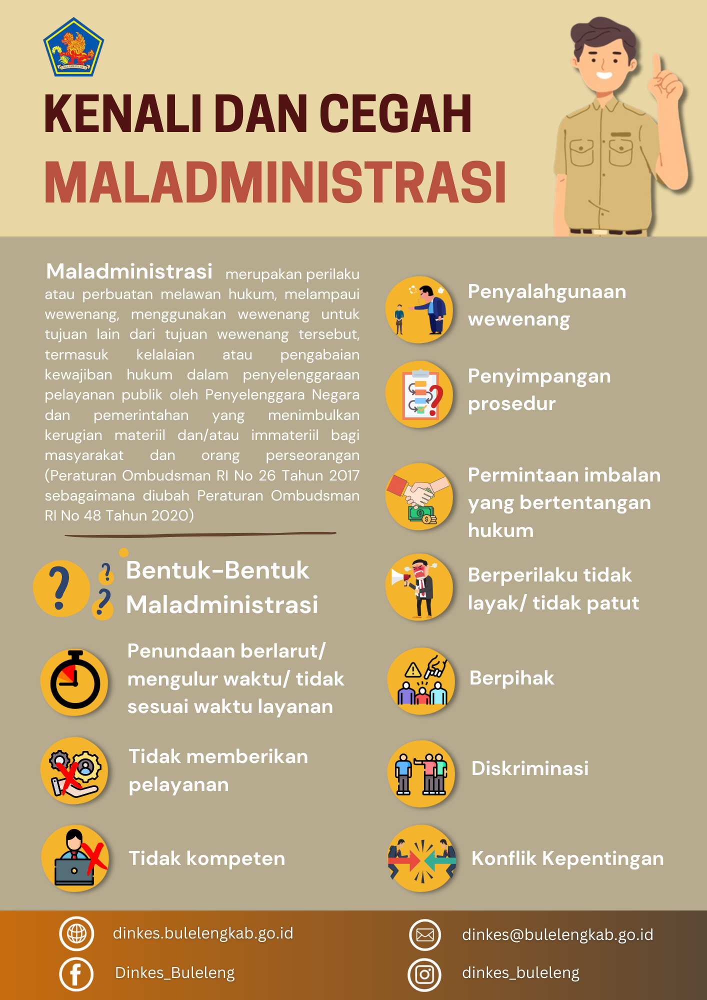 KENALI DAN CEGAH MALADMINISTRASI !