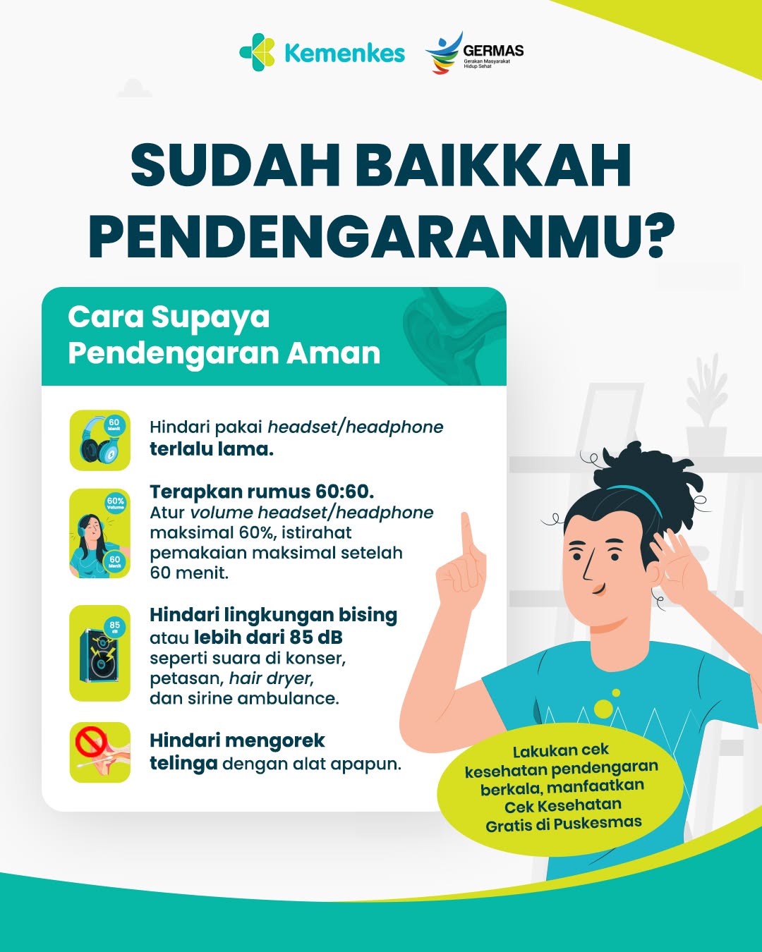 TIPS PENDENGARAN AMAN